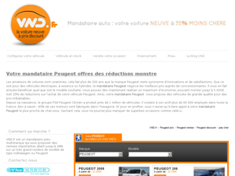 peugeot.vnd.fr website preview