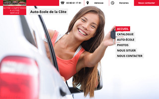 auto-ecole-de-la-cote.fr website preview