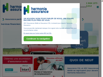 harmoniaassurance.com website preview
