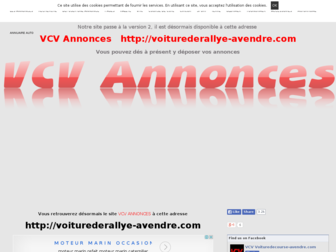 voituredecourse-avendre.com website preview