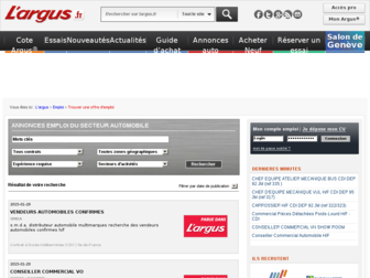 largus.autorecrute.com website preview