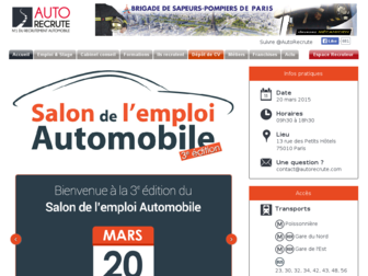 salon.autorecrute.com website preview