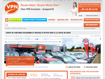 arcachon.vpn-autos.fr website preview