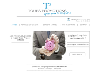 tours-promotions.fr website preview