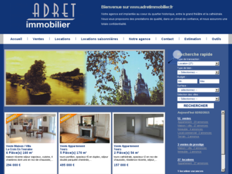 adretimmobilier.fr website preview
