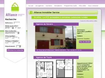 allianceimmobilierservice.com website preview