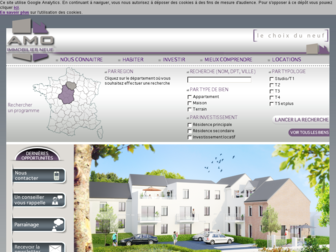 amo-immobilierneuf.fr website preview