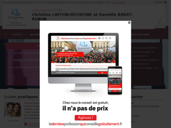 officenotarialdupalais-tours.notaires.fr website preview