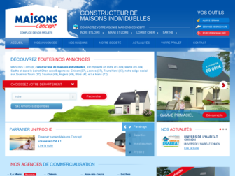 maisons-concept.com website preview