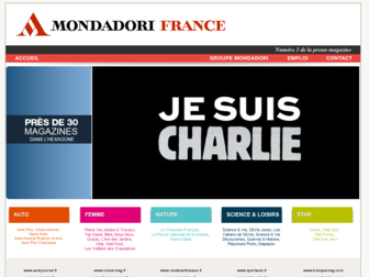 mondadori.fr website preview