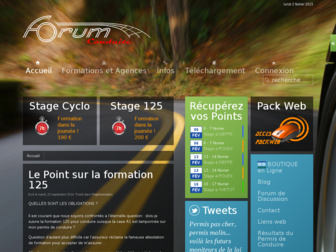 forum-conduite.com website preview