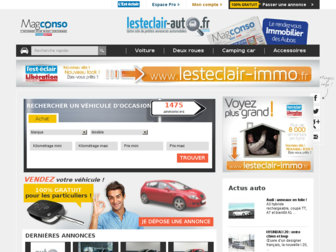 lesteclair-auto.fr website preview