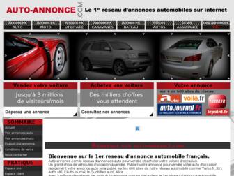 auto-annonce.com website preview