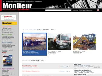 moniteur.net website preview