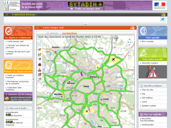 sytadin.fr website preview