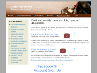 automobile.info-droit.fr website preview