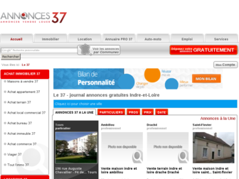 annonces37.fr website preview