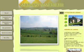 morvan-immobilier.com website preview