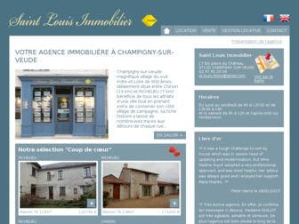 stlouisimmobilier.fr website preview