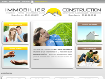 immobilierconstruction.com website preview