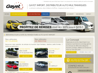 gayet-import.com website preview