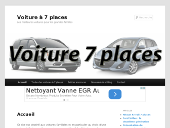 voiture7places.net website preview