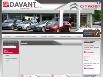 garage-davant.com website preview