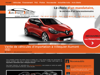 autoimportselection.fr website preview