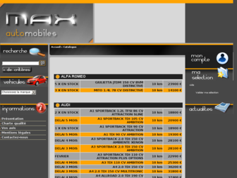maxautomobiles.com website preview