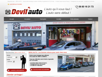 devil-auto.com website preview