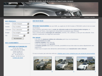 gironde-automobiles.com website preview