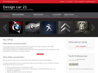 designcar21.fr website preview