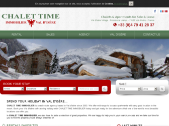 chalettime.com website preview