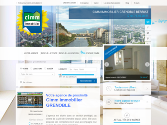 grenoble-berriat.cimm-immobilier.fr website preview