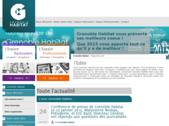 grenoble-habitat.fr website preview