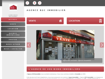 agence-b2c-immobilier-grenoble.fr website preview