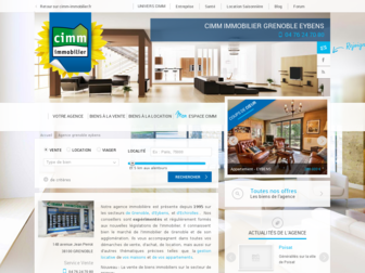 grenoble-eybens.cimm-immobilier.fr website preview