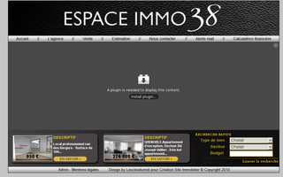 espaceimmo38.com website preview