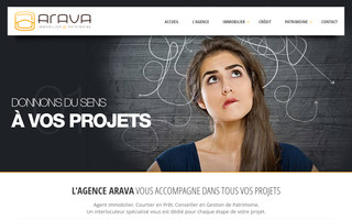 aravaimmobilier.com website preview