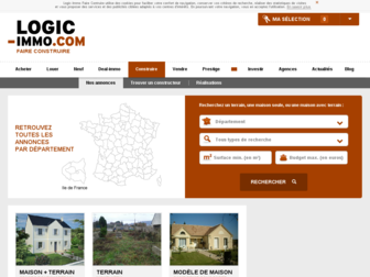 construire.logic-immo.com website preview