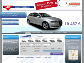 aciauto71.fr website preview