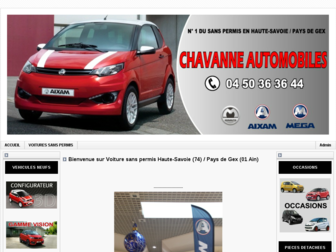 chavanne-auto.fr website preview