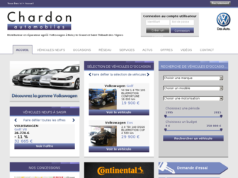 chardonautomobiles.com website preview