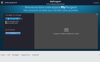 mypeugeot.fr website preview