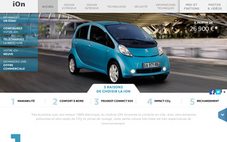 ion.peugeot.fr website preview