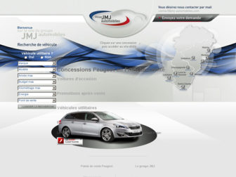 jmj-peugeot.com website preview