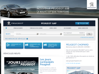 peugeot-gap.fr website preview