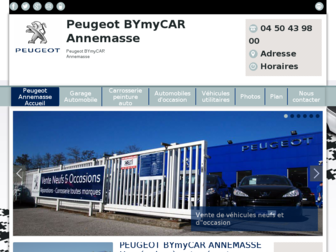 peugeot-annemasse.com website preview