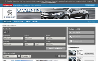 peugeot-la-valentine.com website preview