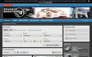 peugeot-beaucaire-tarascon.com website preview